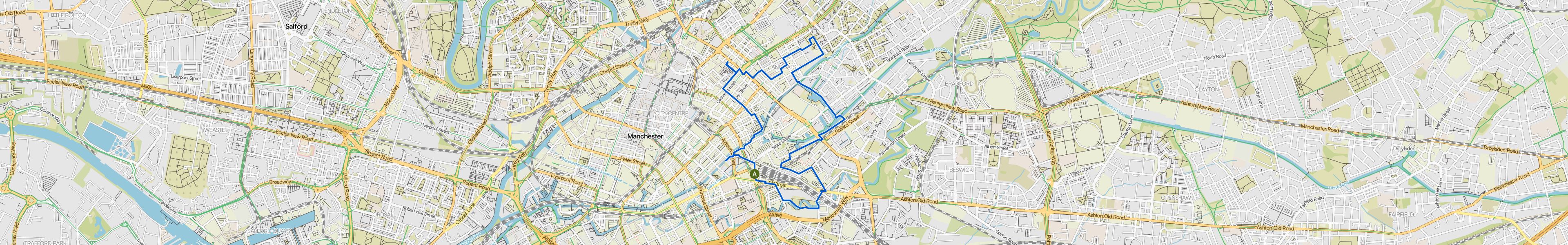 Cyan Lines – 100 miles of nature in the city | Hiking Collection by komoot